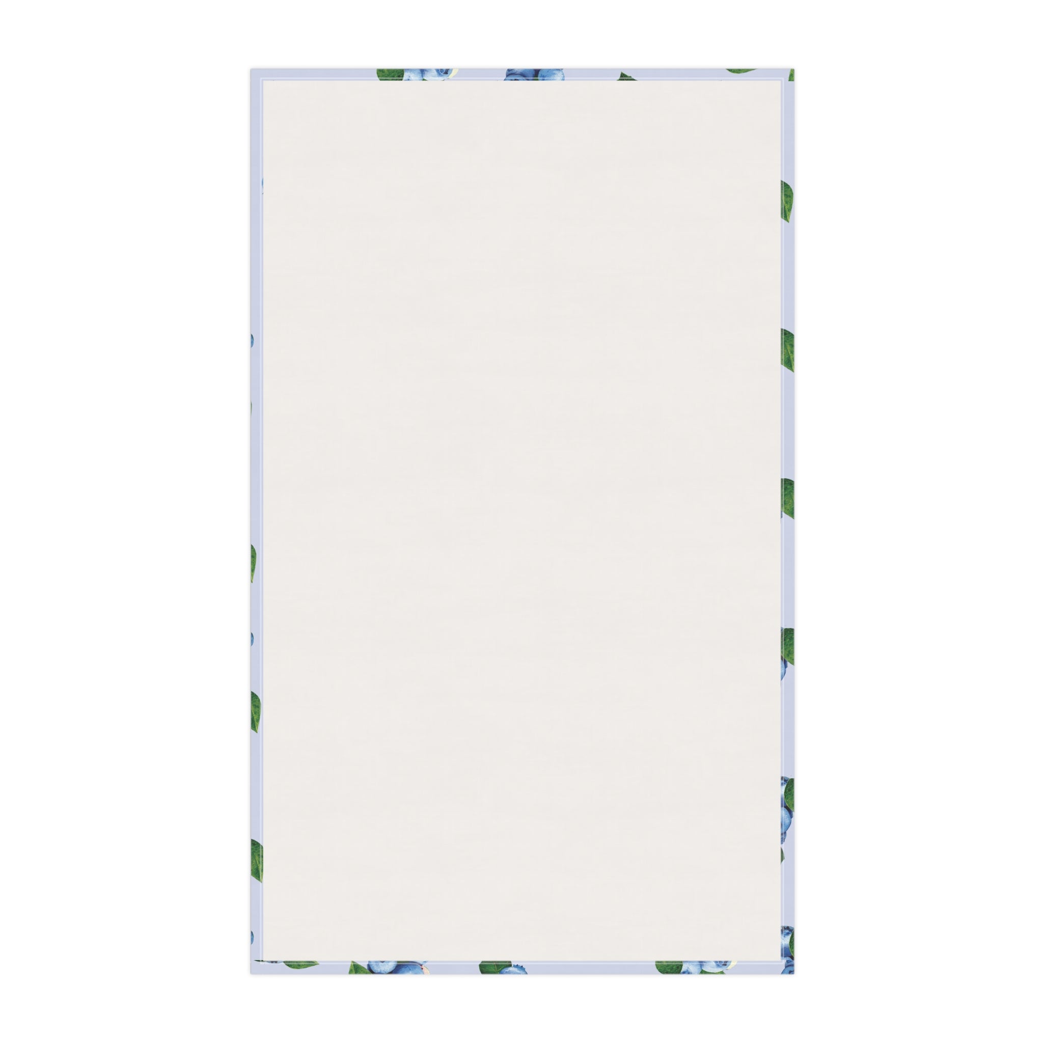 Cotton Twill Blueberry Pattern Tea Towel — Decorative Cotton Kitchen Towel