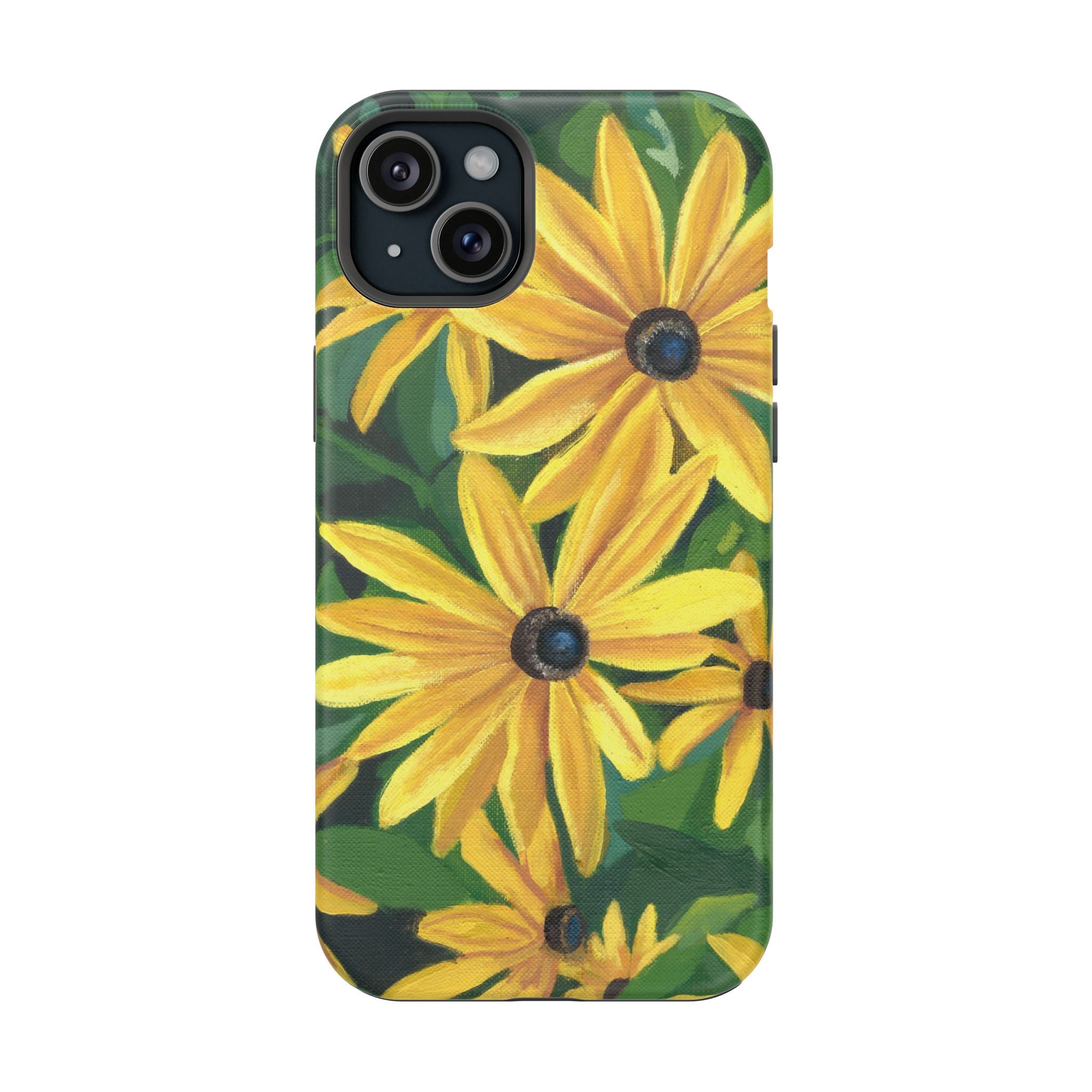 Floral Black-Eyed Susan Magnetic Impact Phone Case