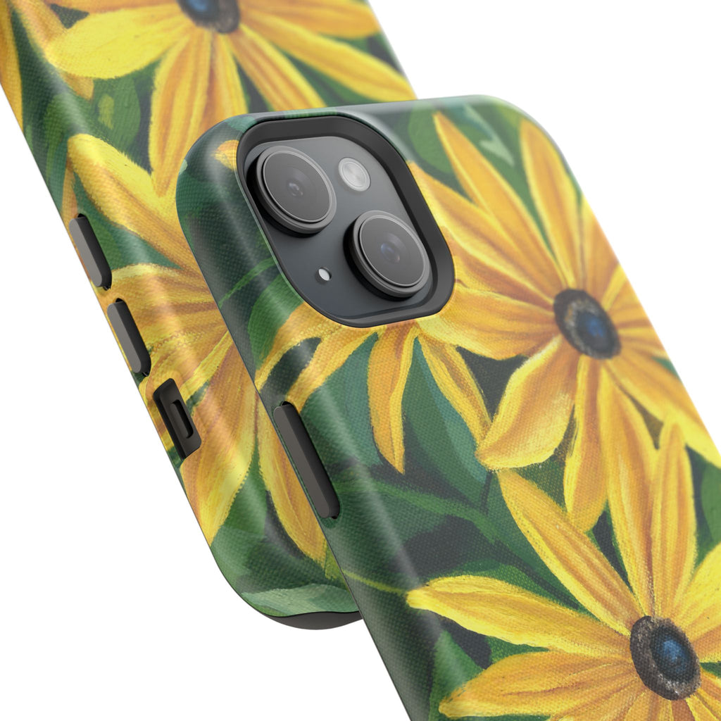 Floral Black-Eyed Susan Magnetic Impact Phone Case