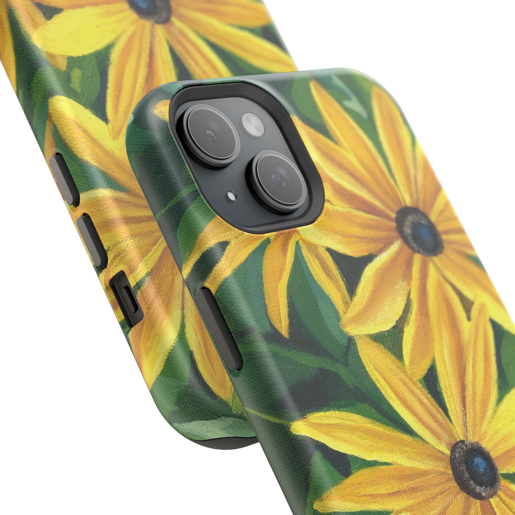 Floral Black-Eyed Susan Magnetic Impact Phone Case