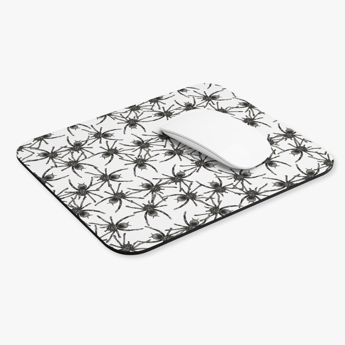 Black Spider Pattern Mouse Pad