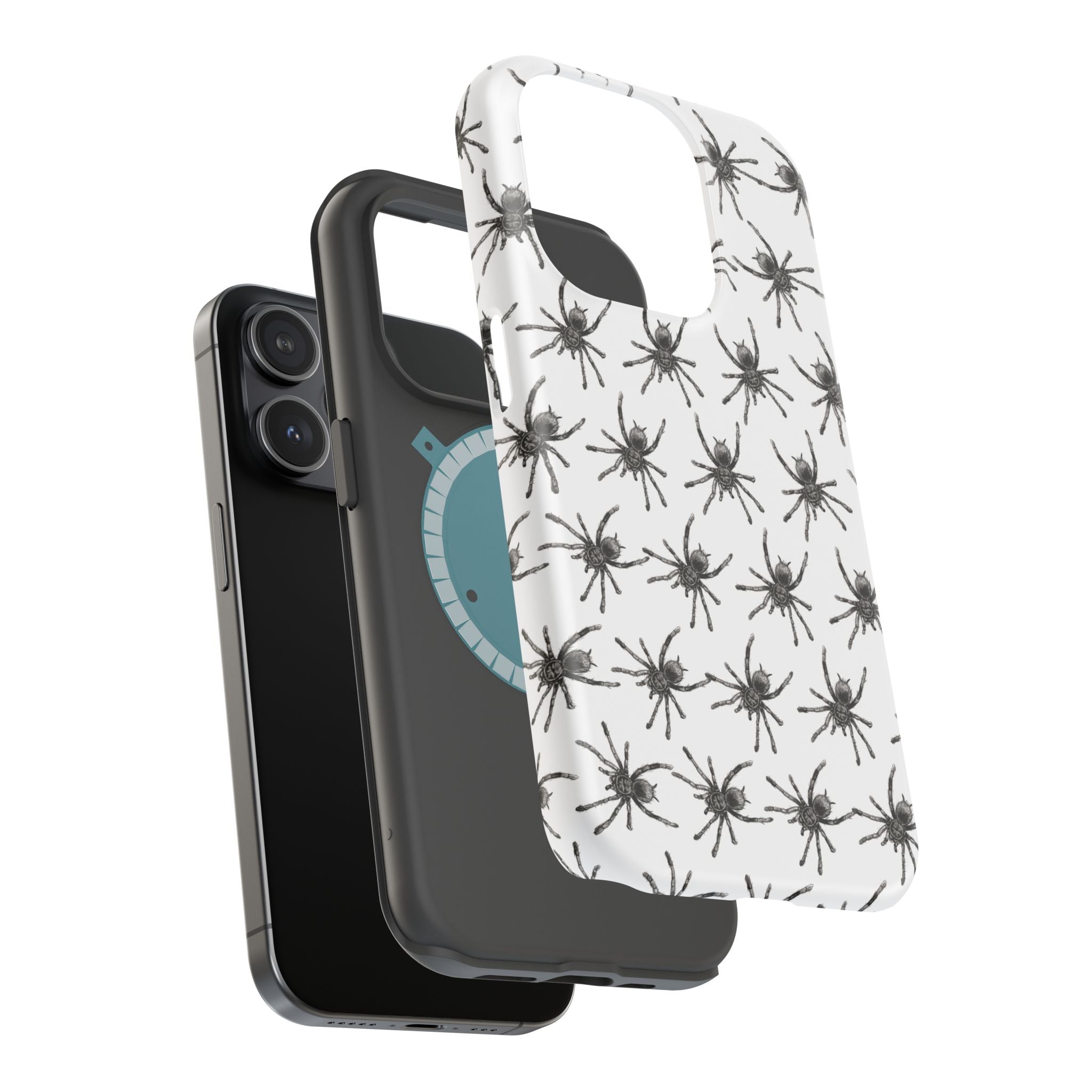 Spider Pattern Magnetic Impact-Resistant Phone Case