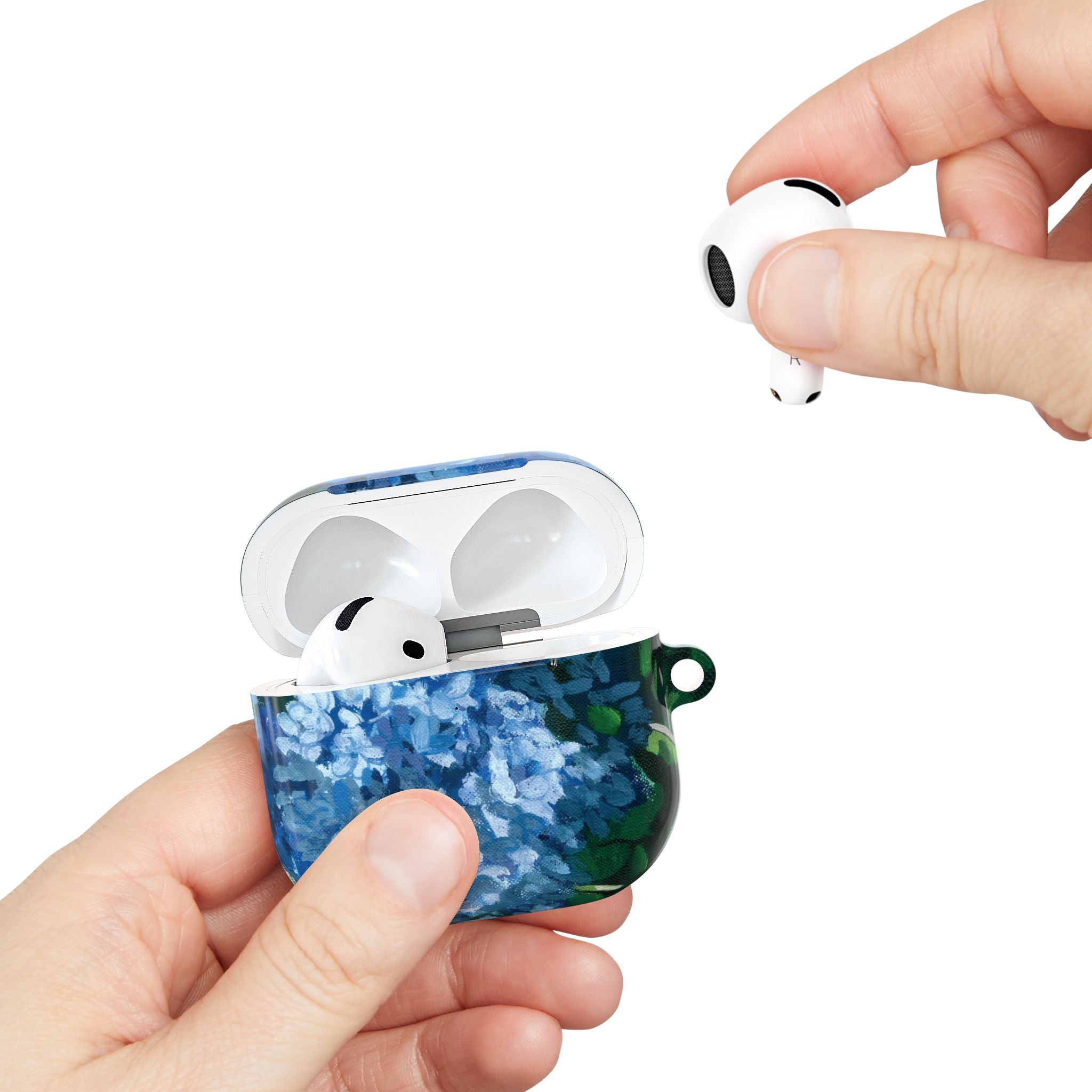 Blue Floral AirPod Cases