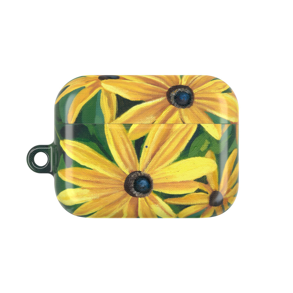 Black-Eyed Susan AirPod Case — Yellow Black-Eyed Susan Protective Charging Case