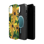 Floral Black-Eyed Susan Magnetic Impact Phone Case