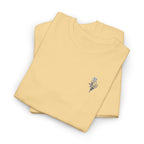 Skeleton Rose Pocket Tee — Cotton T‑Shirt