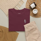 Skeleton Rose Pocket Tee — Cotton T‑Shirt