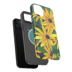 Floral Black-Eyed Susan Magnetic Impact Phone Case