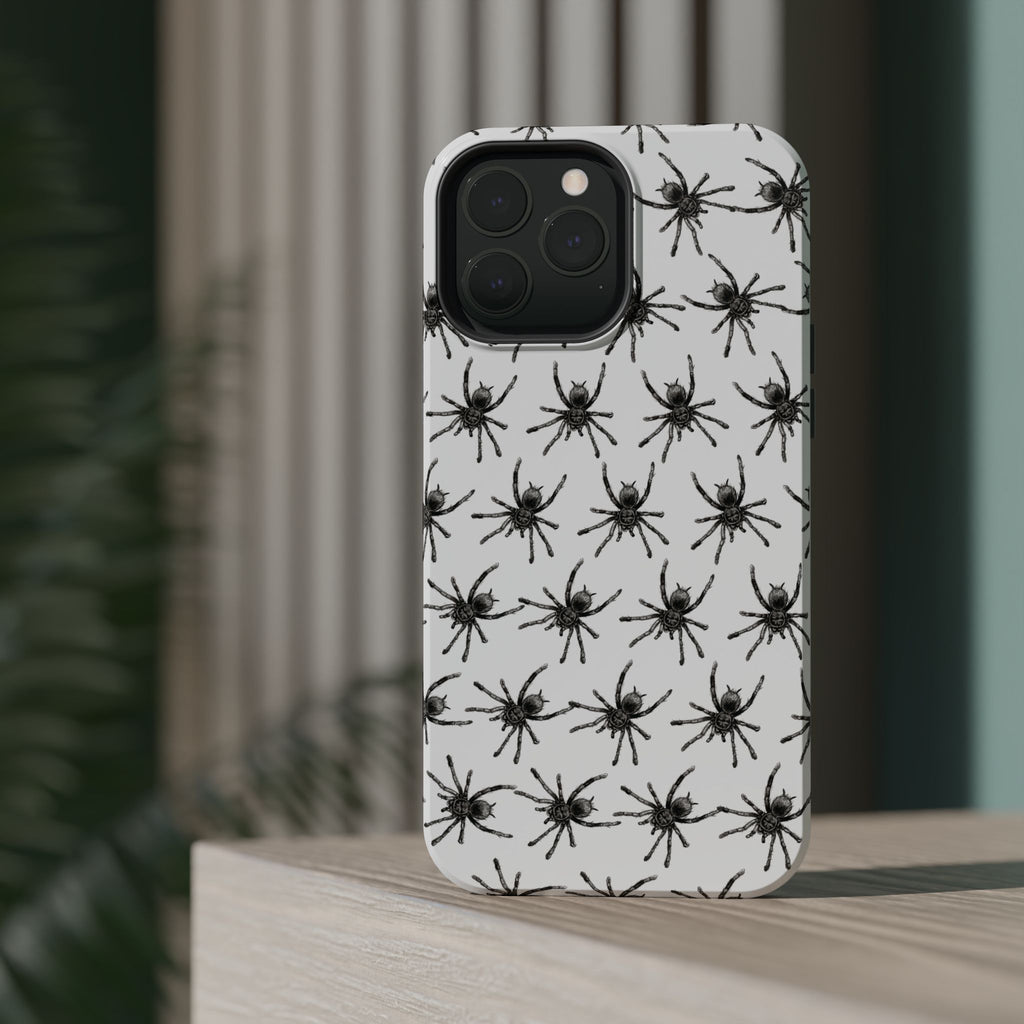 Spider Pattern Magnetic Impact-Resistant Phone Case