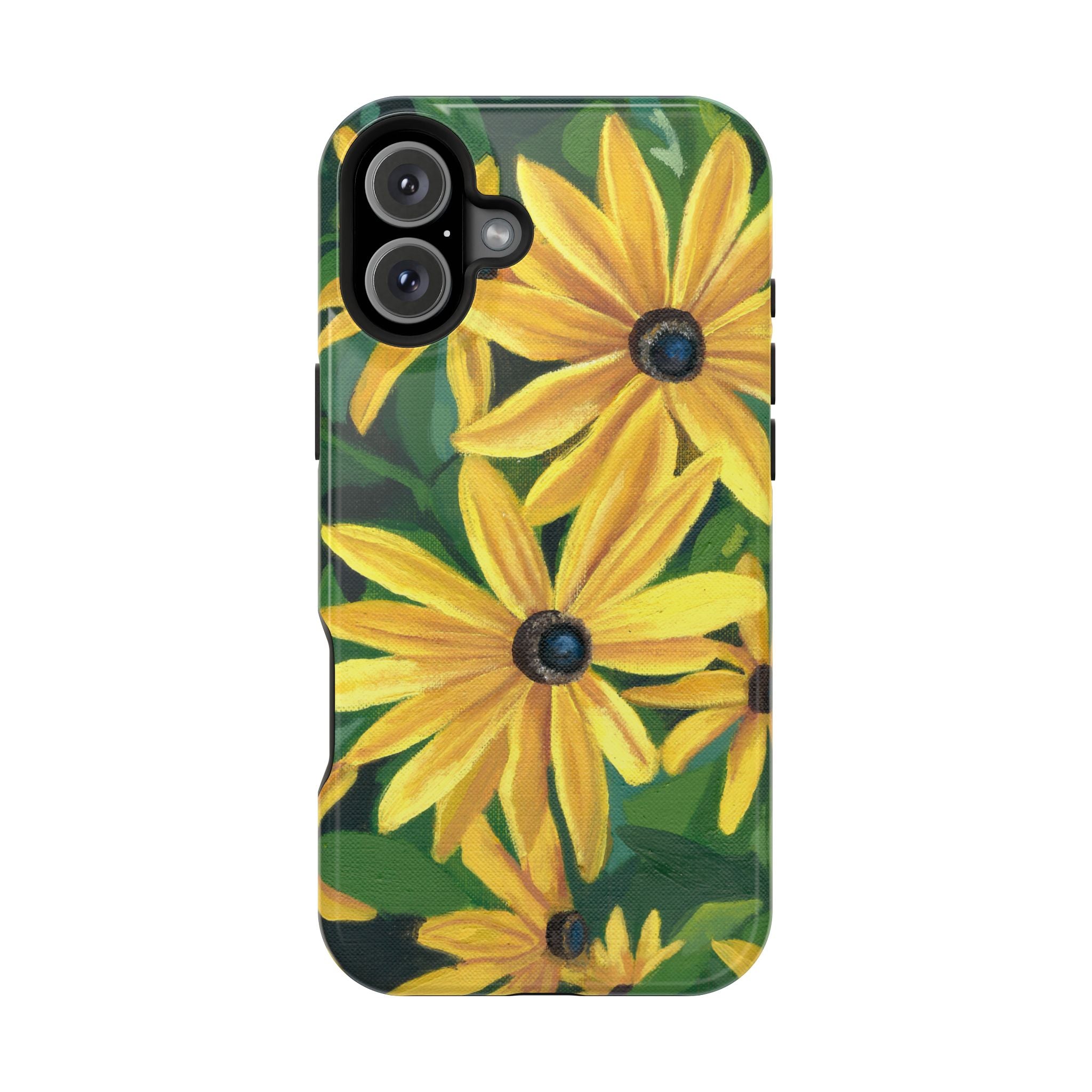 Floral Black-Eyed Susan Magnetic Impact Phone Case