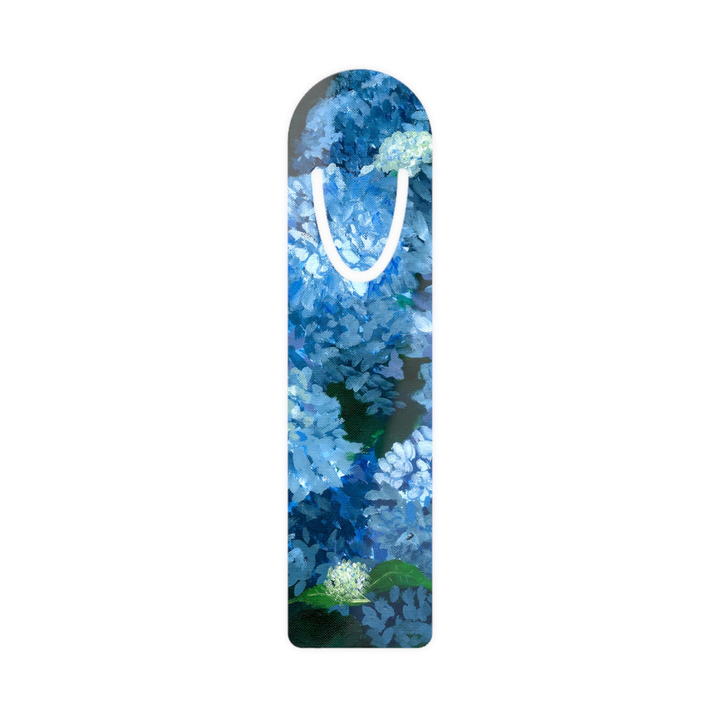 Hand Painted Design - Hydrangea Floral Bookmark