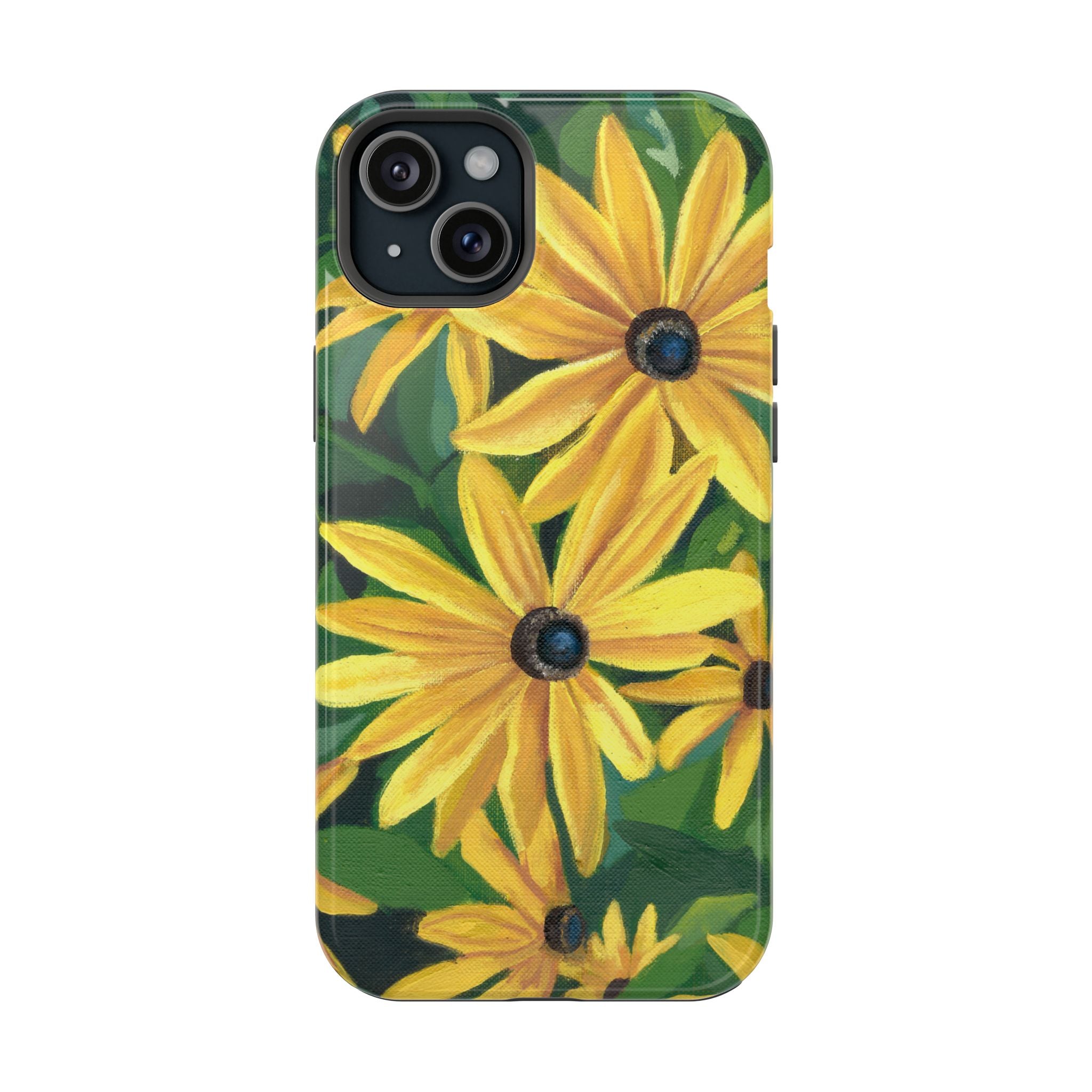 Floral Black-Eyed Susan Magnetic Impact Phone Case