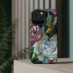 Floral Brushstroke Magnetic Impact-Resistant Phone Case