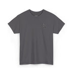 Skeleton Rose Pocket Tee — Cotton T‑Shirt