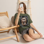 Skull Glow T‑Shirt — Vintage Neon Skull Art Tee