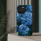 Blue Hydrangea Magnetic Impact-Resistant Phone Case