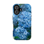 Blue Hydrangea Magnetic Impact-Resistant Phone Case