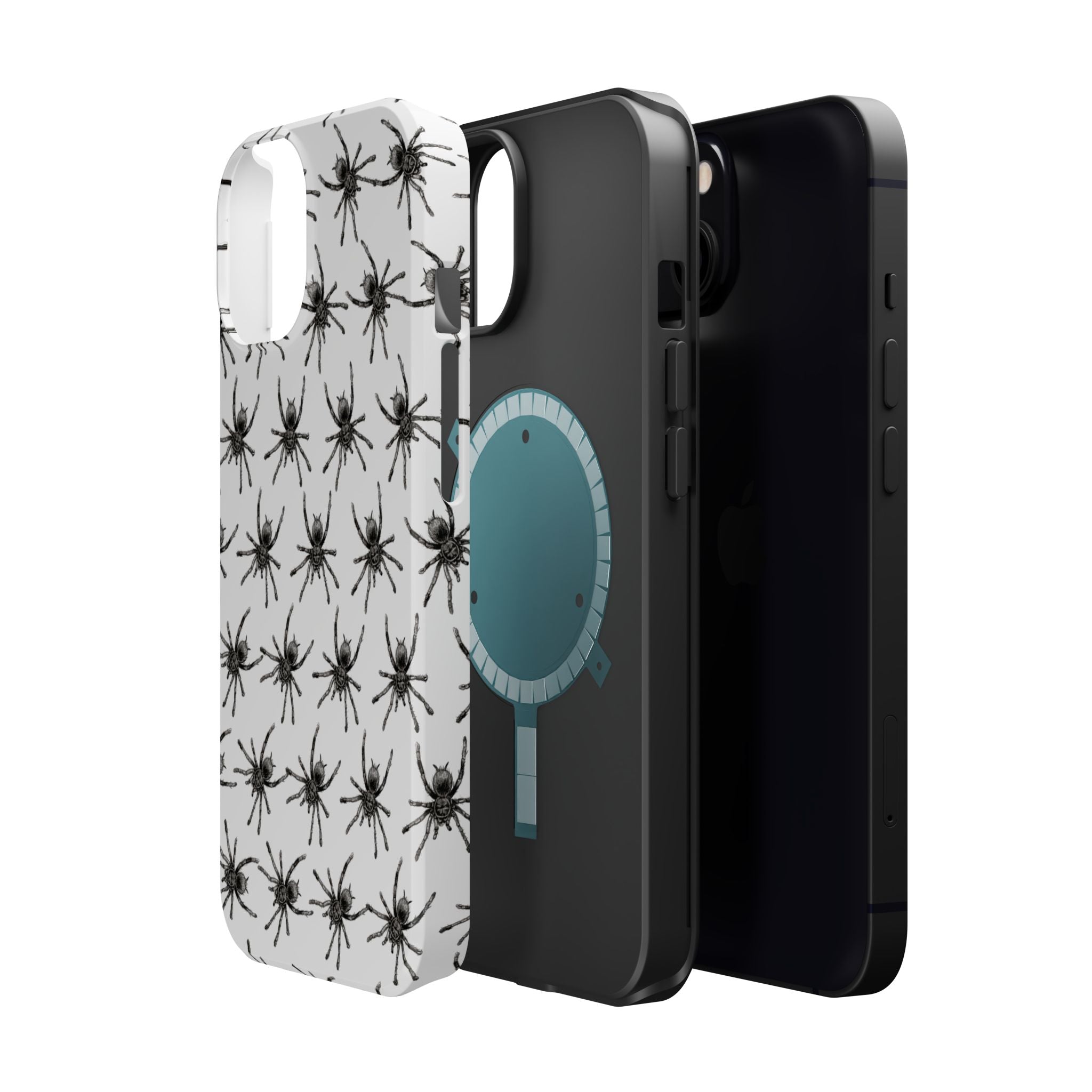 Spider Pattern Magnetic Impact-Resistant Phone Case