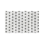 Absorbent Spider Pattern Tea Towel — Black Arachnid Microfiber Kitchen Towel