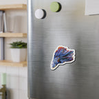 Betta Fish Die-Cut Magnet — Colorful Aquarium Fish Fridge Magnet