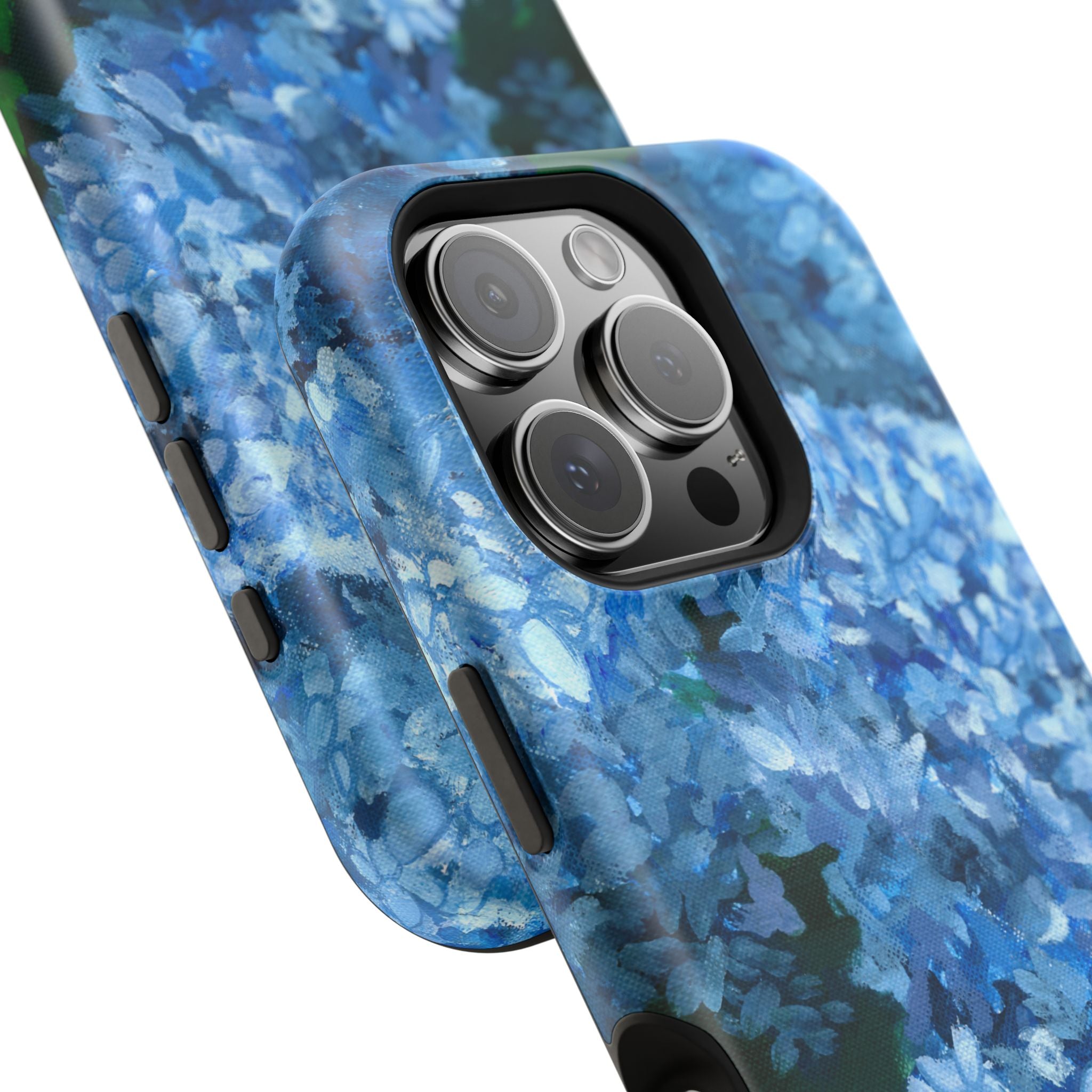 Blue Hydrangea Magnetic Impact-Resistant Phone Case