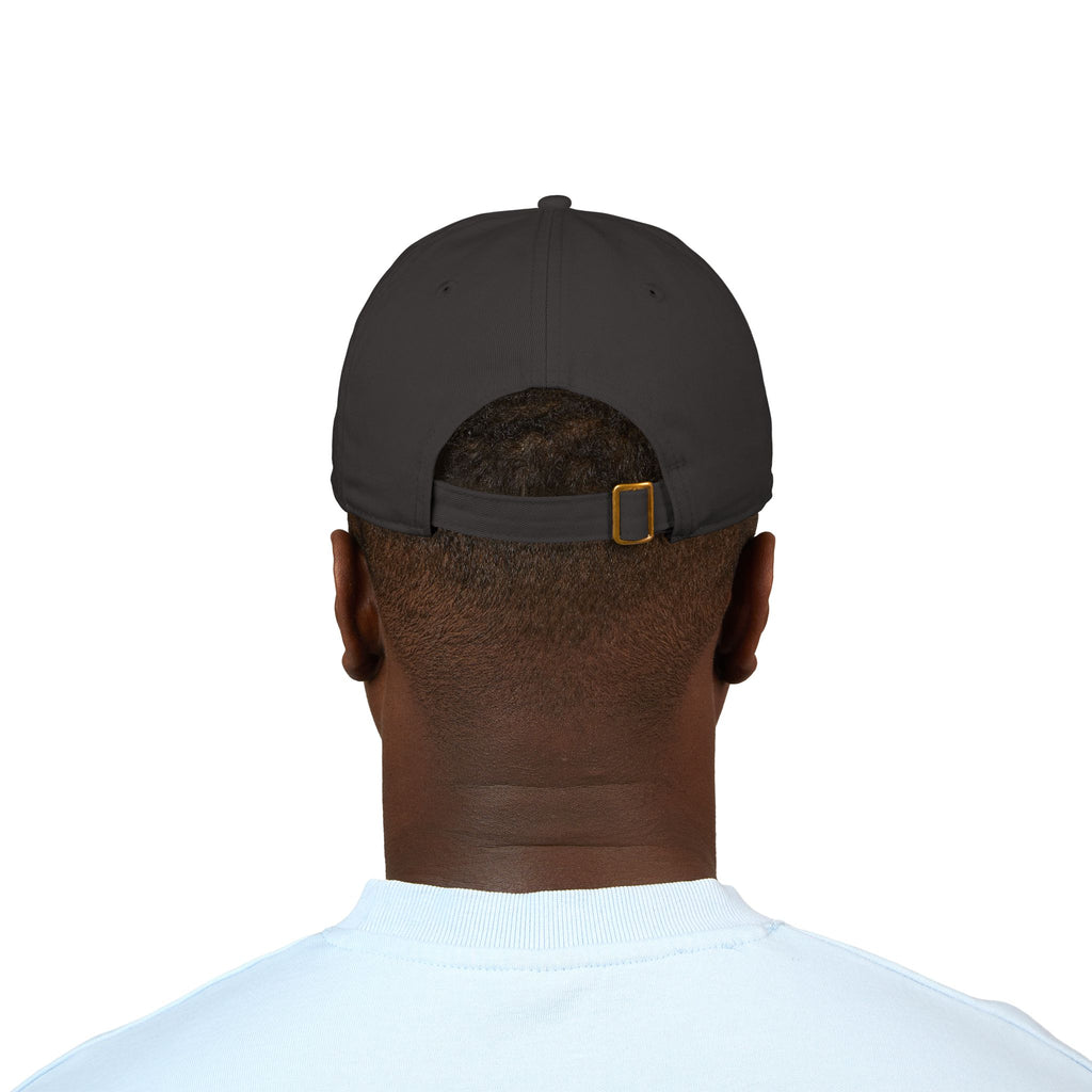 Embroidered Cherry Baseball Cap — Organic Cotton Dad Hat