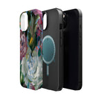Floral Brushstroke Magnetic Impact-Resistant Phone Case