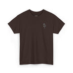 Skeleton Rose Pocket Tee — Cotton T‑Shirt