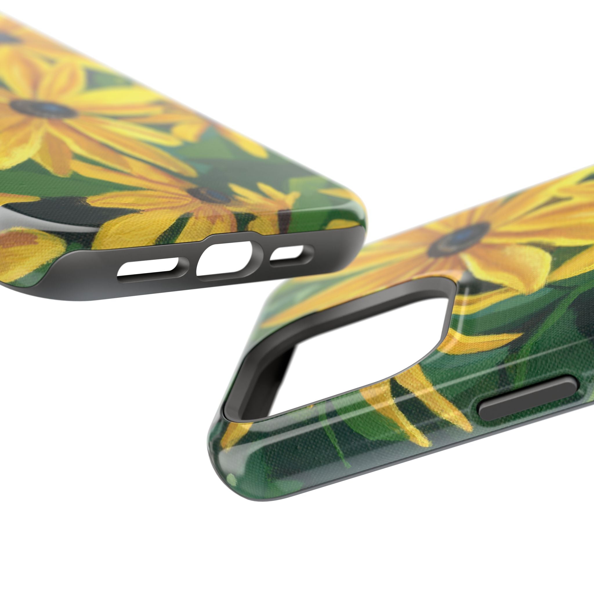 Floral Black-Eyed Susan Magnetic Impact Phone Case
