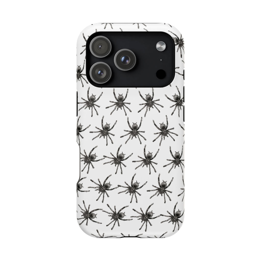 Spider Pattern Magnetic Impact-Resistant Phone Case