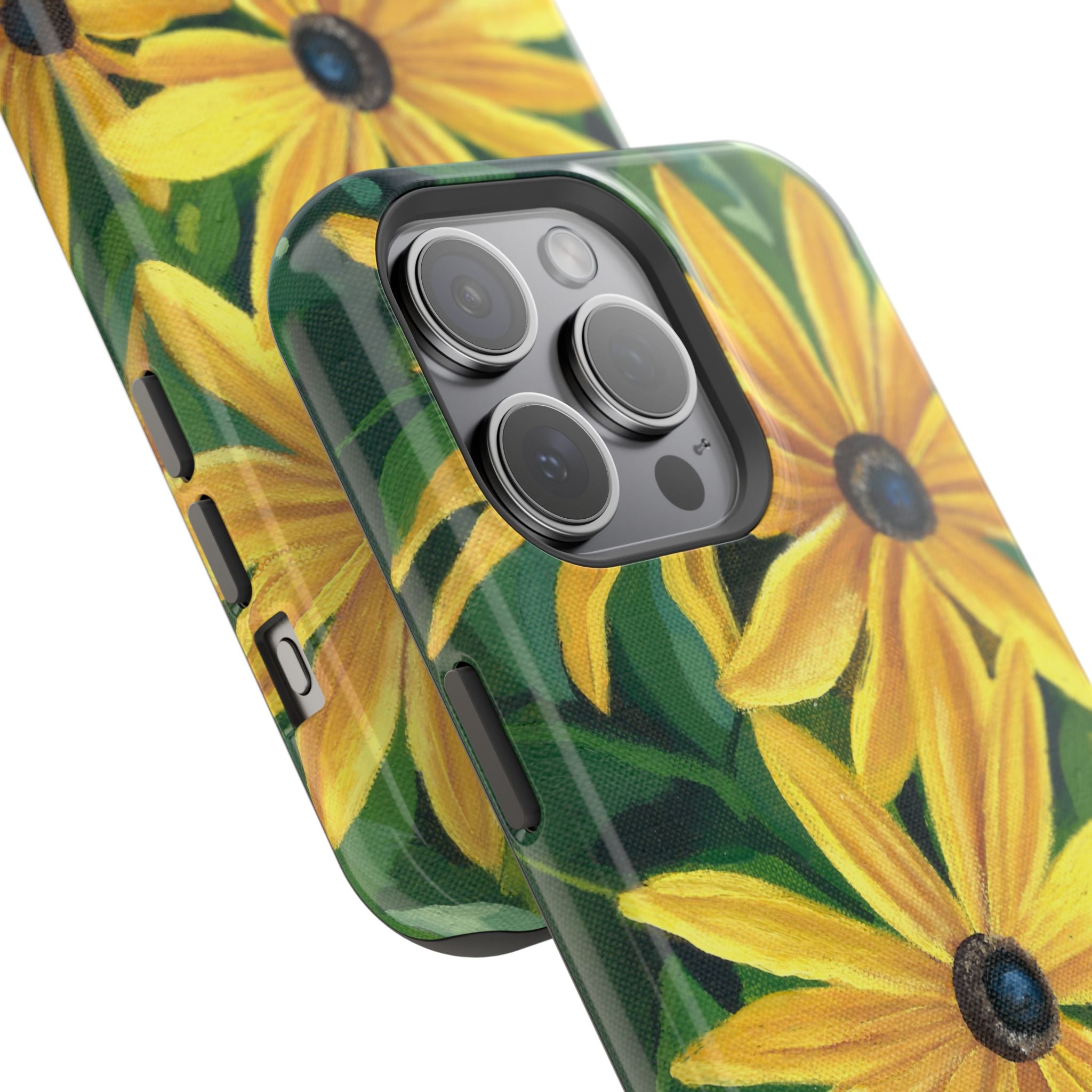 Floral Black-Eyed Susan Magnetic Impact Phone Case