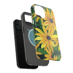 Floral Black-Eyed Susan Magnetic Impact Phone Case