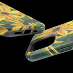Floral Black-Eyed Susan Magnetic Impact Phone Case