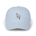 Embroidered Single Rose Dad Cap – Minimal Floral Baseball Hat