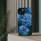 Blue Hydrangea Magnetic Impact-Resistant Phone Case