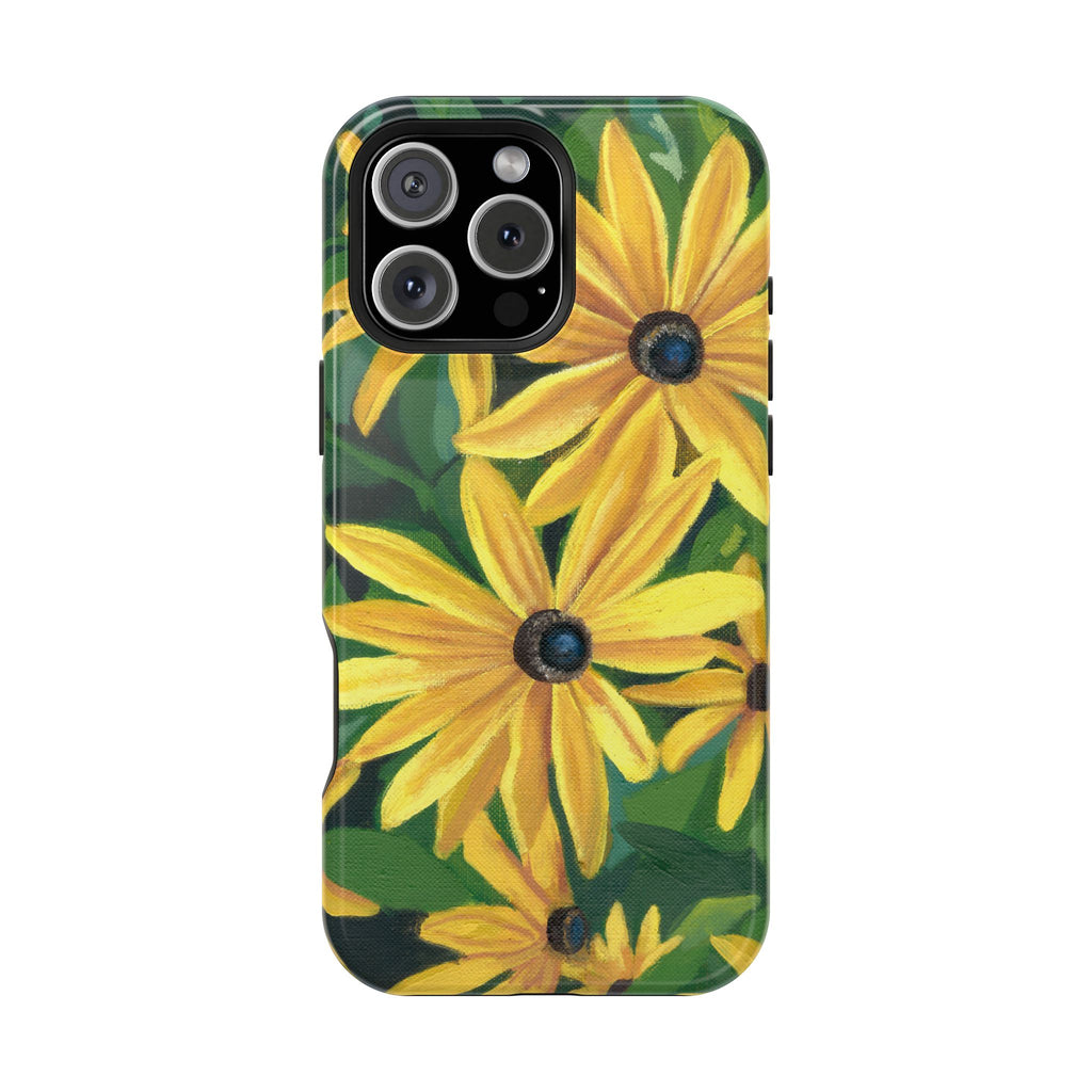 Floral Black-Eyed Susan Magnetic Impact Phone Case