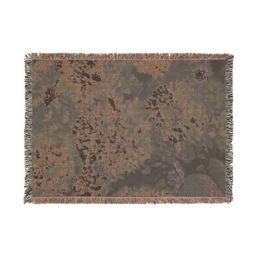 Copy of Portuguese Burro Woven Blanket - Rustic Mediterranean Village Throw