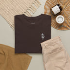 Skeleton Rose Pocket Tee — Cotton T‑Shirt