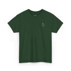 Skeleton Rose Pocket Tee — Cotton T‑Shirt