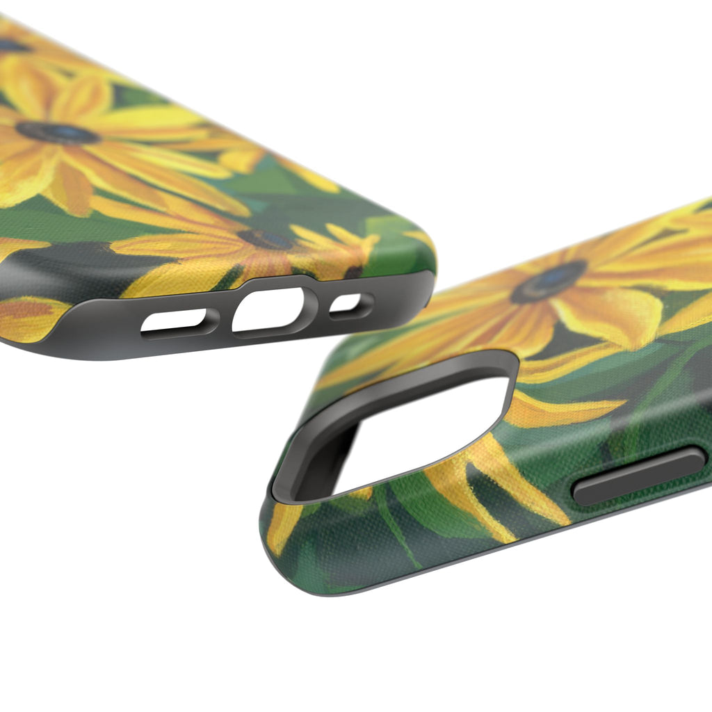 Floral Black-Eyed Susan Magnetic Impact Phone Case