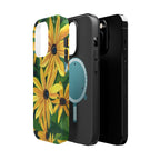 Floral Black-Eyed Susan Magnetic Impact Phone Case