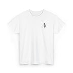 Skeleton Rose Pocket Tee — Cotton T‑Shirt