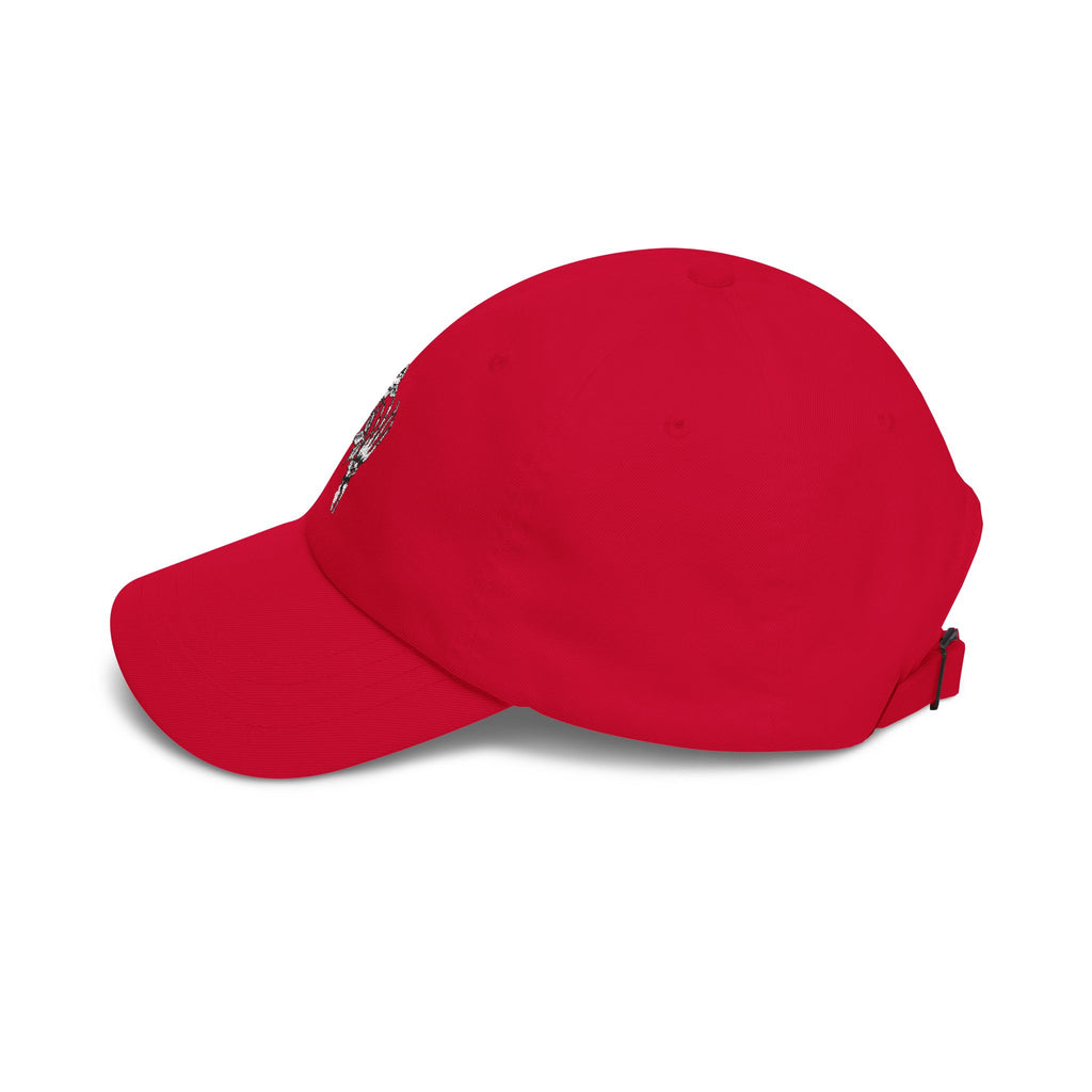 Embroidered Single Rose Dad Cap – Minimal Floral Baseball Hat