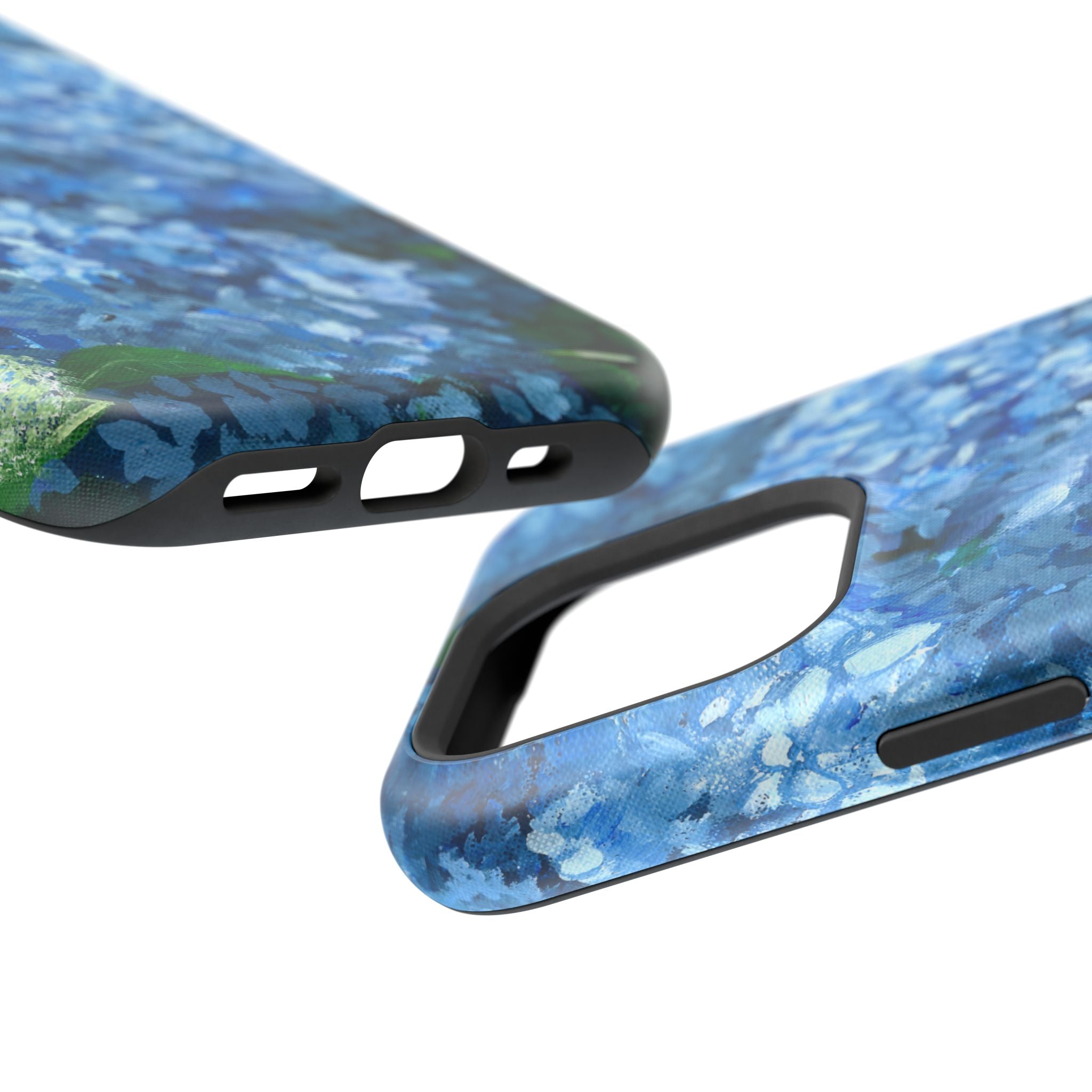 Blue Hydrangea Magnetic Impact-Resistant Phone Case
