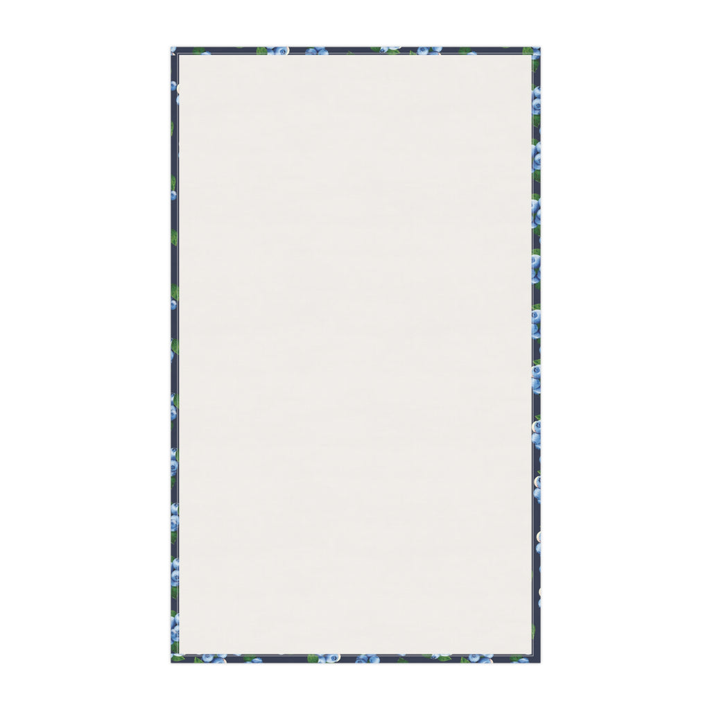 Decorative Cotton Twill Blueberry Pattern Tea Towel — Decorative Cotton Kitchen Towel