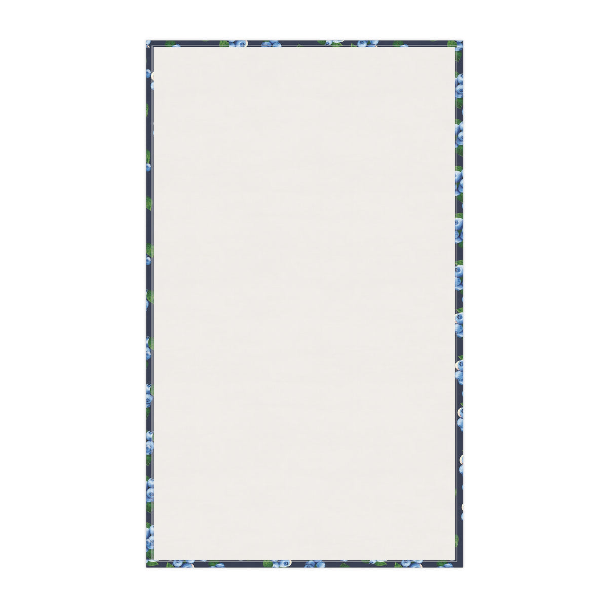 Decorative Cotton Twill Blueberry Pattern Tea Towel — Decorative Cotton Kitchen Towel