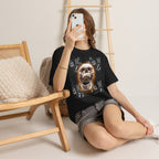 Skull Glow T‑Shirt — Vintage Neon Skull Art Tee