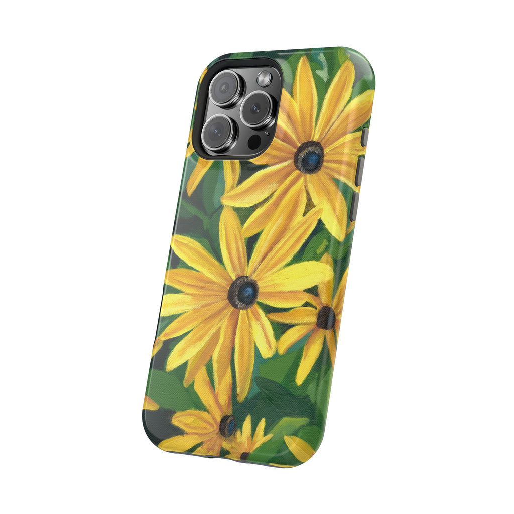 Floral Black-Eyed Susan Magnetic Impact Phone Case