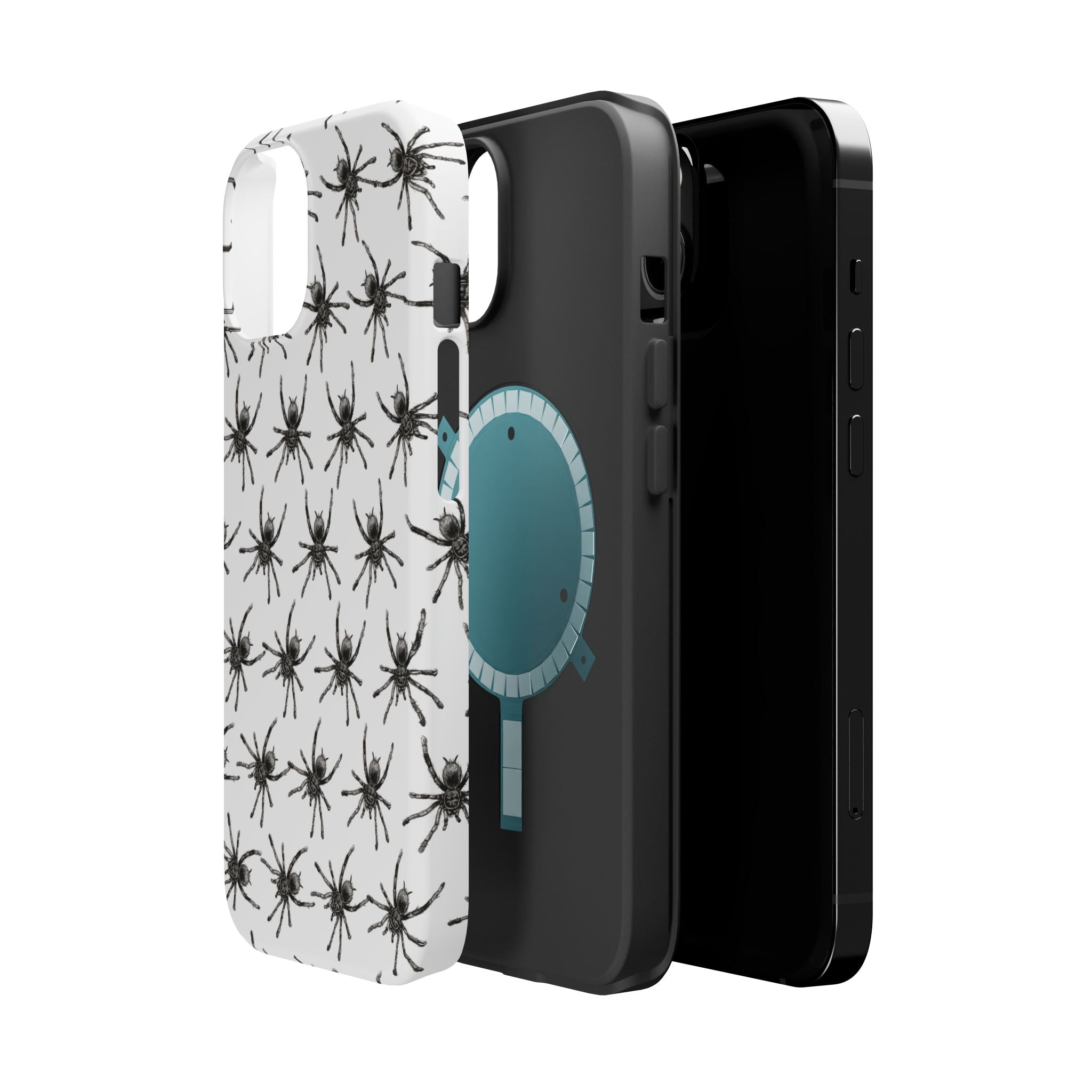 Spider Pattern Magnetic Impact-Resistant Phone Case