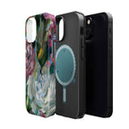 Floral Brushstroke Magnetic Impact-Resistant Phone Case
